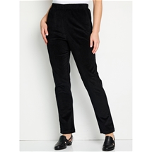 Pull On Stretch Cord Pants - Short Length