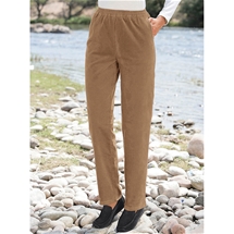Velveteen Pull On Pants - Short Length