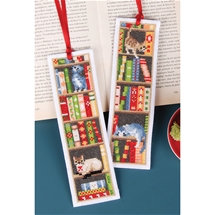 Cats on a Shelf Bookmarks