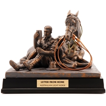 Letter From Home - Australian Light Horse LE Figurine