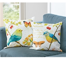 Beautiful Bird and Butterfly Cushions