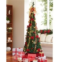 Collapsible Decorated Christmas Tree