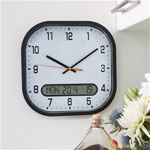 Day Date Wall Clock