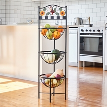 Rooster 3 Tier Basket