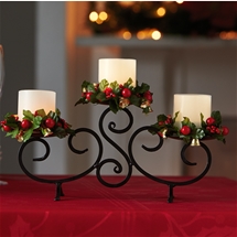 Candelabra with LED candles