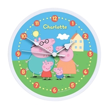 Personalised Peppa Pig Clock