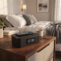 Quick Wireless Charging Bluetooth Alarm Clock