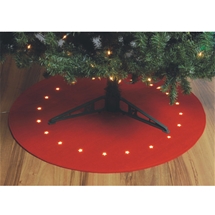 Pretty Round Christmas Tree Mat