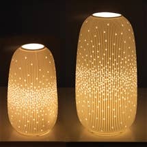 Temple Porcelain Bisque Bullet Lamp