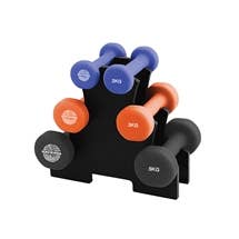 7-Piece 20kg Weighted Dumbbell Set