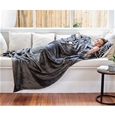 Jumbo Snuggle Blanket with Sleeves Innovations