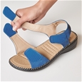 flat single strap sandals