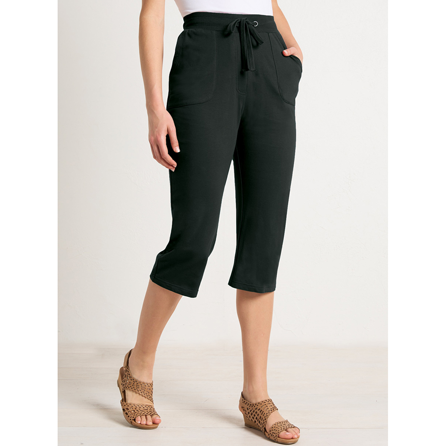 Rib Waist Capris - Innovations