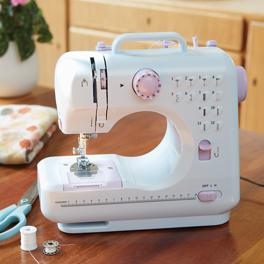 Compact 12 Stitches Sewing Machine Innovations