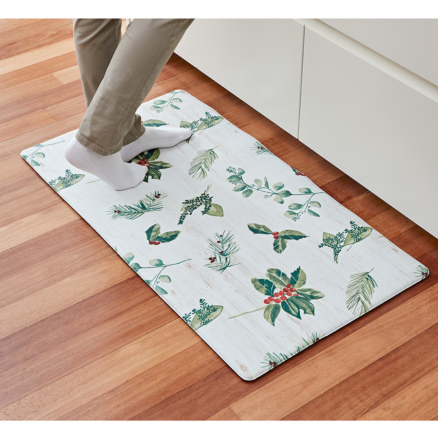 Christmas Holly Kitchen Mats Innovations