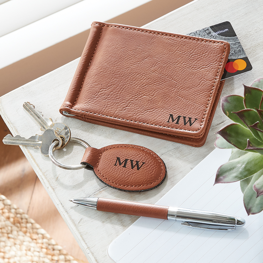 Personalised Wallet, Keyring and Pen Gift Set Innovations