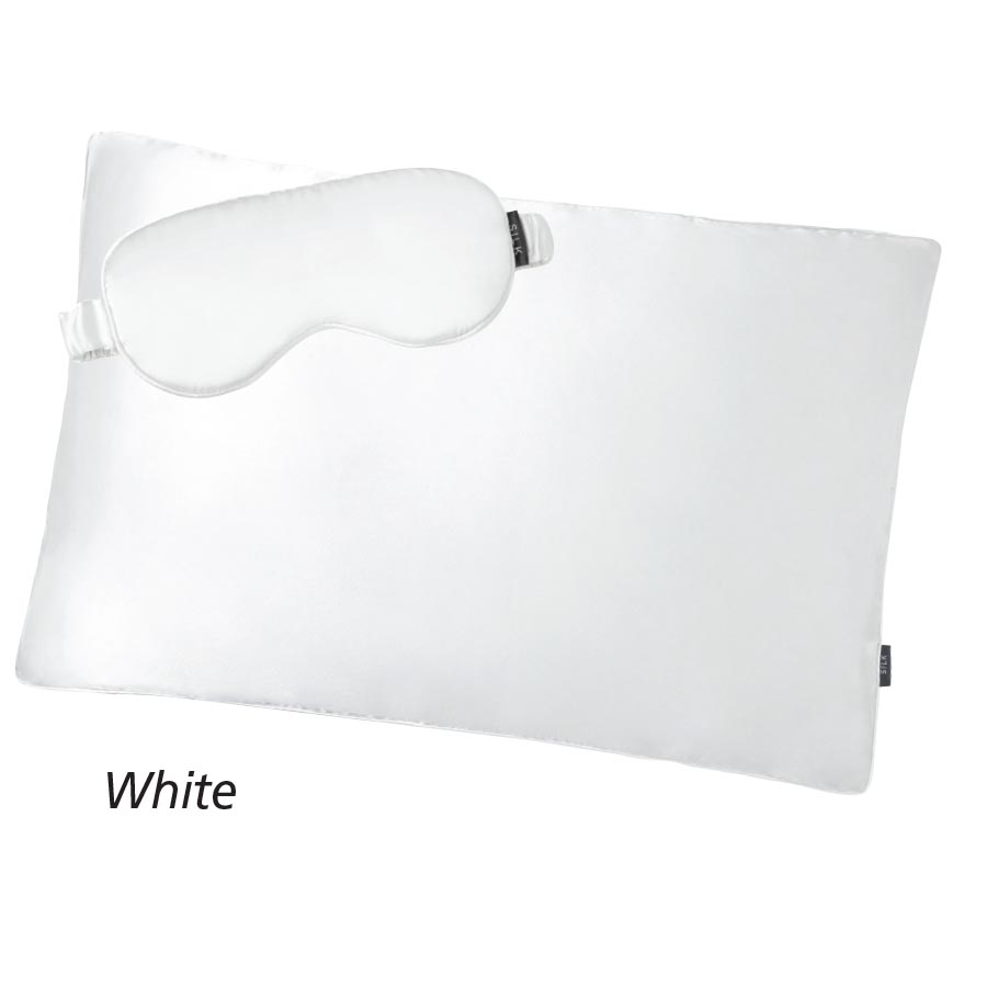 Mulberry Silk Pillowcase & Eye Mask Set Innovations