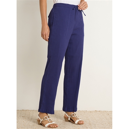 Relaxed Crinkle Pants - Innovations