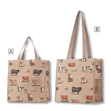 fuzzy cow bag